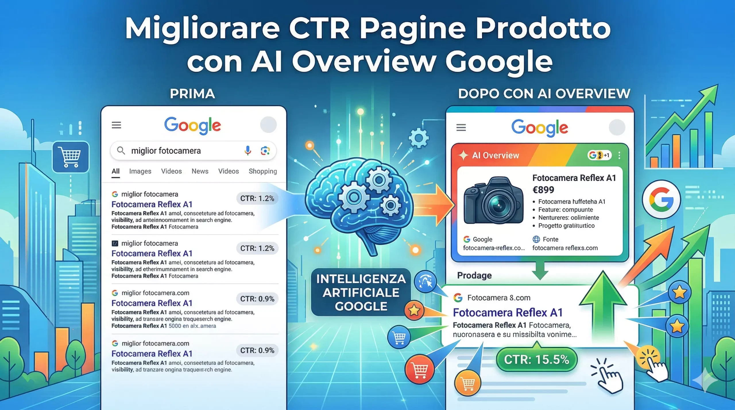 Migliorare CTR Pagine Prodotto con AI Overview Google